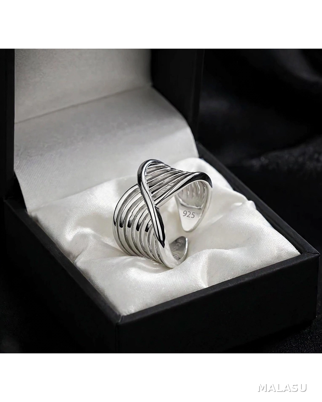 Gaiara-Ring , 925 Silber, Silberring  | größenverstellbarer Damenring