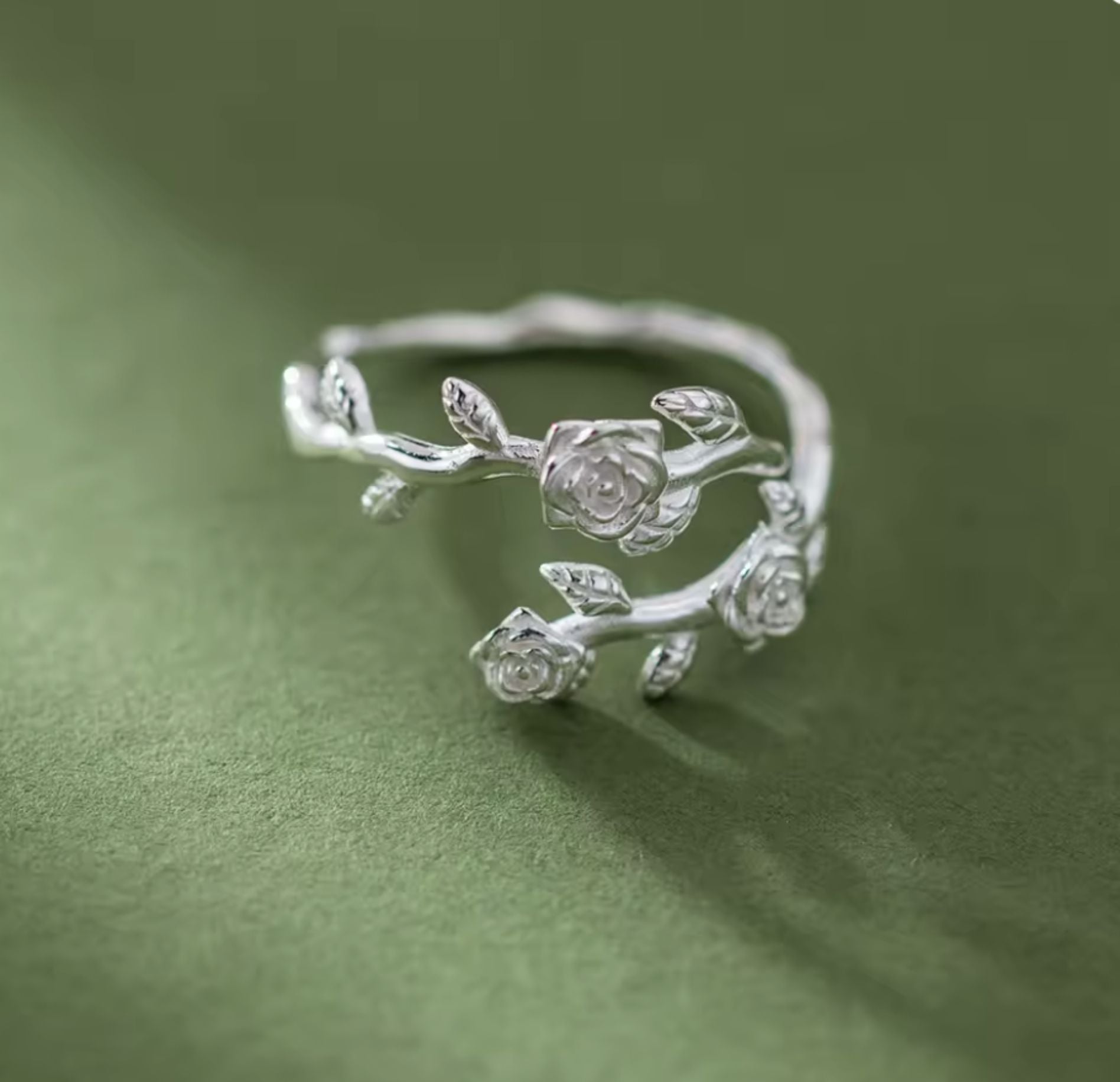 Lilli Rose - Luxus-Schmuck aus 925er-Sterlingsilber - Rosenzweig - Lilli-G