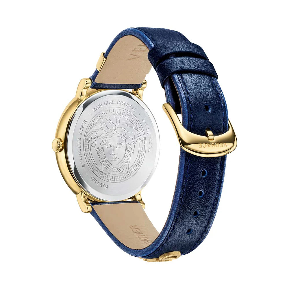 Versace VBP030017 V Circle Blue Dial, Damenuhr VBP030017