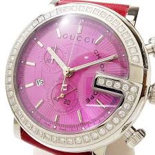 Gucci UNISEX YA101313 aus rosafarbenem Leder - etwas ganz besonderes!, Damenuhr, Herrenuhr