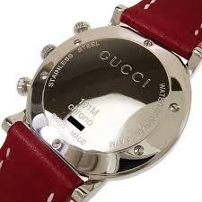 Gucci UNISEX YA101313 aus rosafarbenem Leder - etwas ganz besonderes!, Damenuhr, Herrenuhr