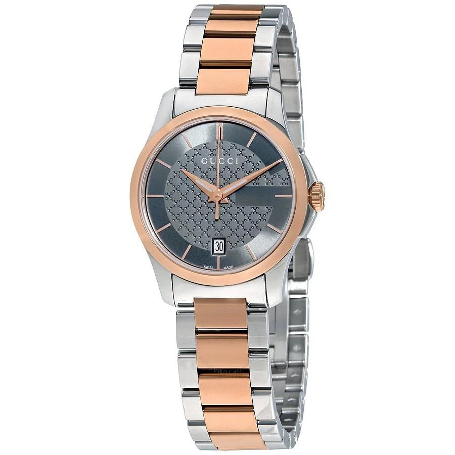 GUCCI G-TIMELESS ya126527 DAMENUHR, Metallarmband mit