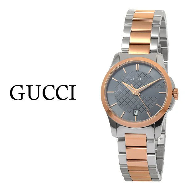 GUCCI G-TIMELESS ya126527 DAMENUHR, Metallarmband mit