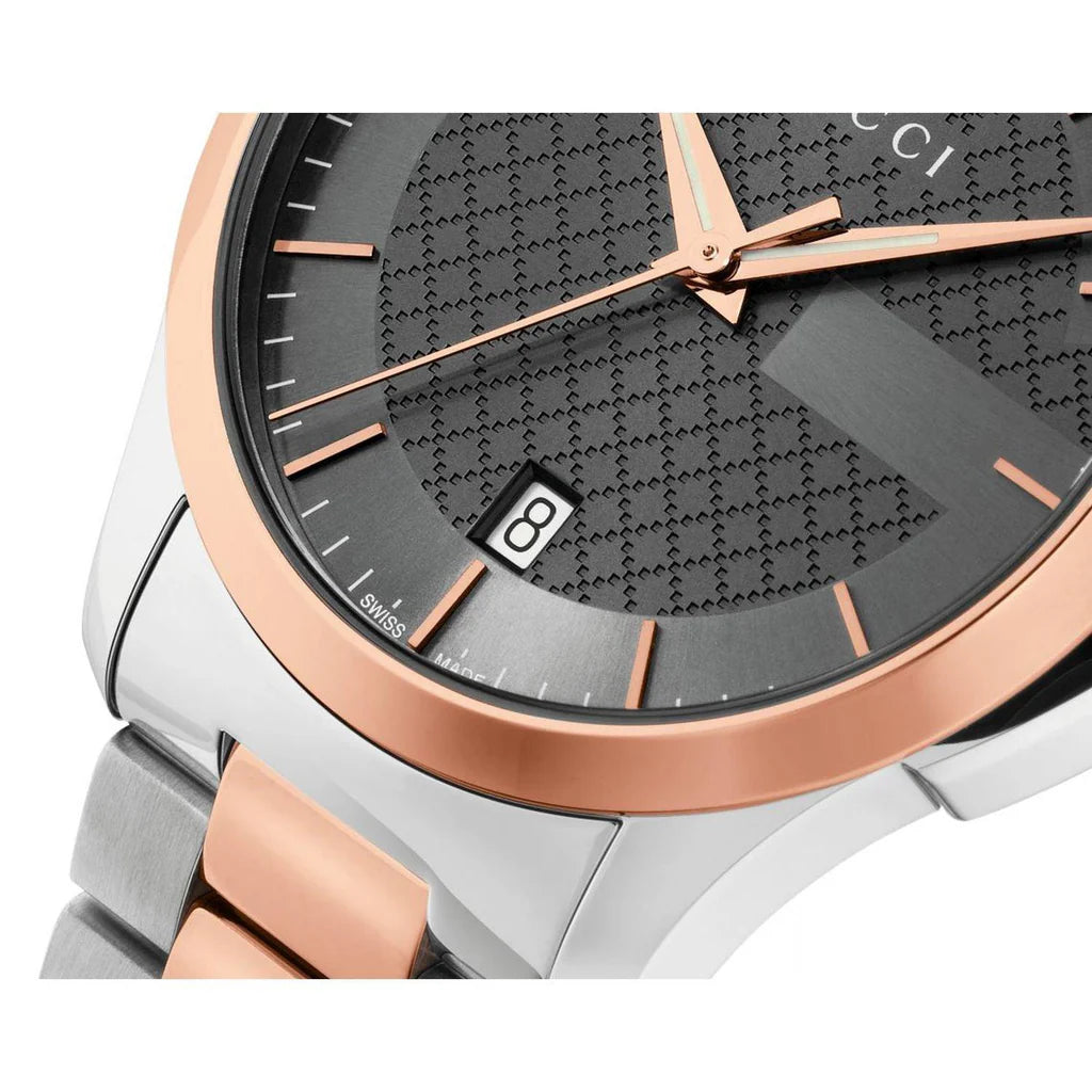 GUCCI G-TIMELESS ya126527 DAMENUHR, Metallarmband mit