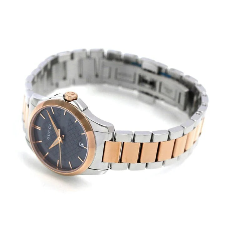 GUCCI G-TIMELESS ya126527 DAMENUHR, Metallarmband mit