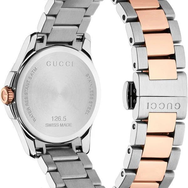 GUCCI G-TIMELESS ya126527 DAMENUHR, Metallarmband mit