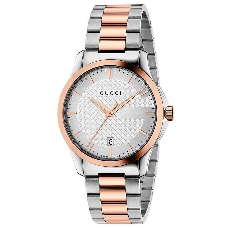 GUCCI G-TIMELESS ya126564 DAMENUHR, Metallarmband mit Rosegold