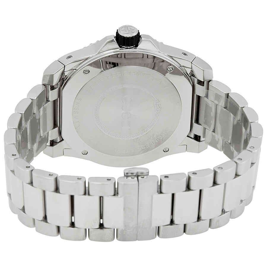 Gucci Dive Snake Schwarze Zifferblatt Silber Metallarmband , Uhr für Herren – YA136218