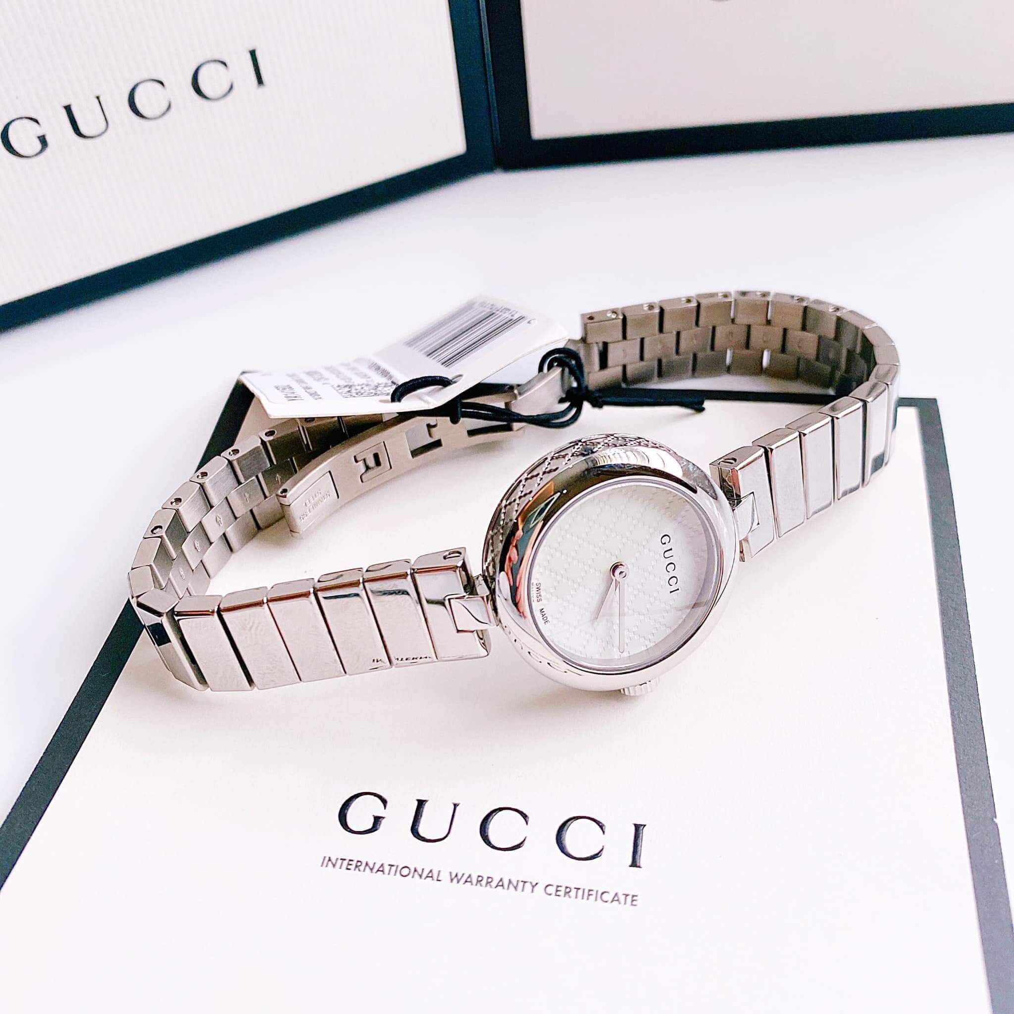 Gucci Damenuhr Diamantissima Medium - YA141402